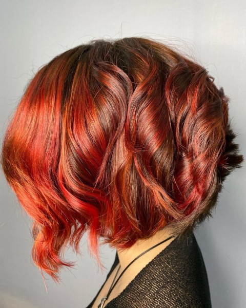 A pixie haircut for girls with curled hair.