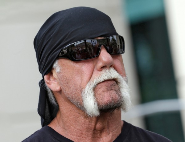 Handlebar mustache in the style of Hulk Hogan.