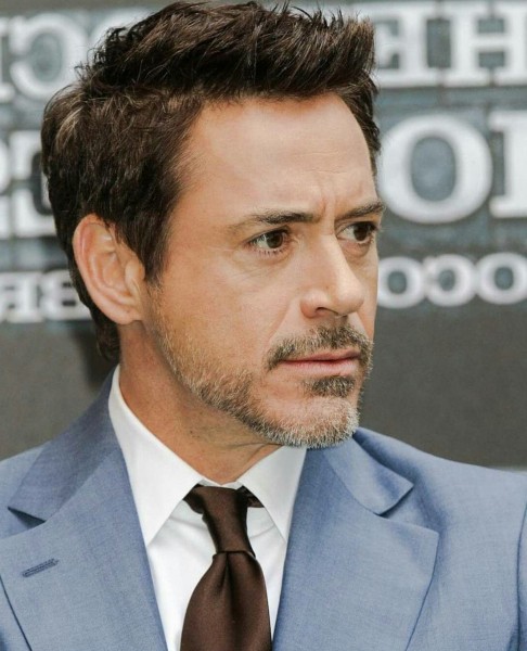 A full beard in the style of Robert Downey Jr.