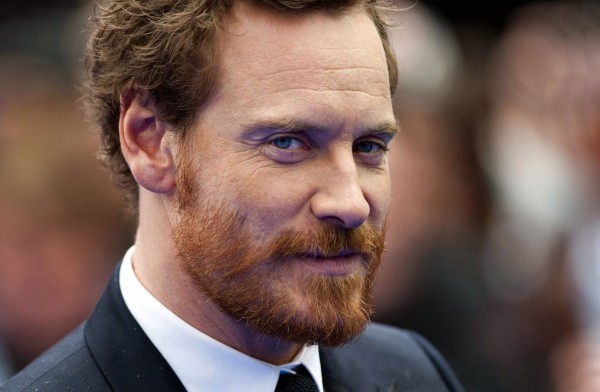 A stubble beard of the ginger color.