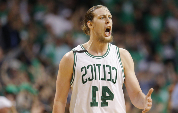 Kelly Olynyk perfect male style with a bun.