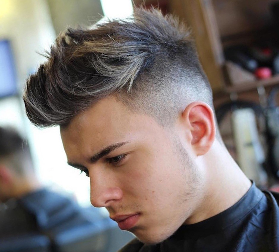 variation of quiff hairstyle